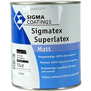 Sigma Sigmatex Superlatex Matt Muurverf 1 LTR - Wit