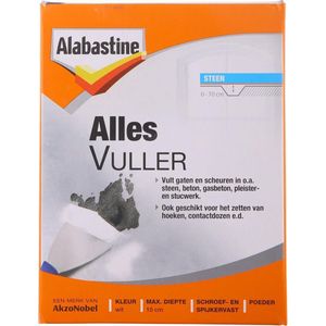 Alabastine Allesvuller Poeder - Wit - 2 Kg