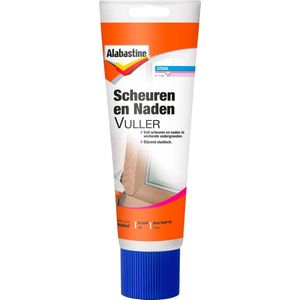 Alabastine - Scheuren en Nadenvuller - Tube 330 gram - Wit - Houtreparatie Vulmiddelen