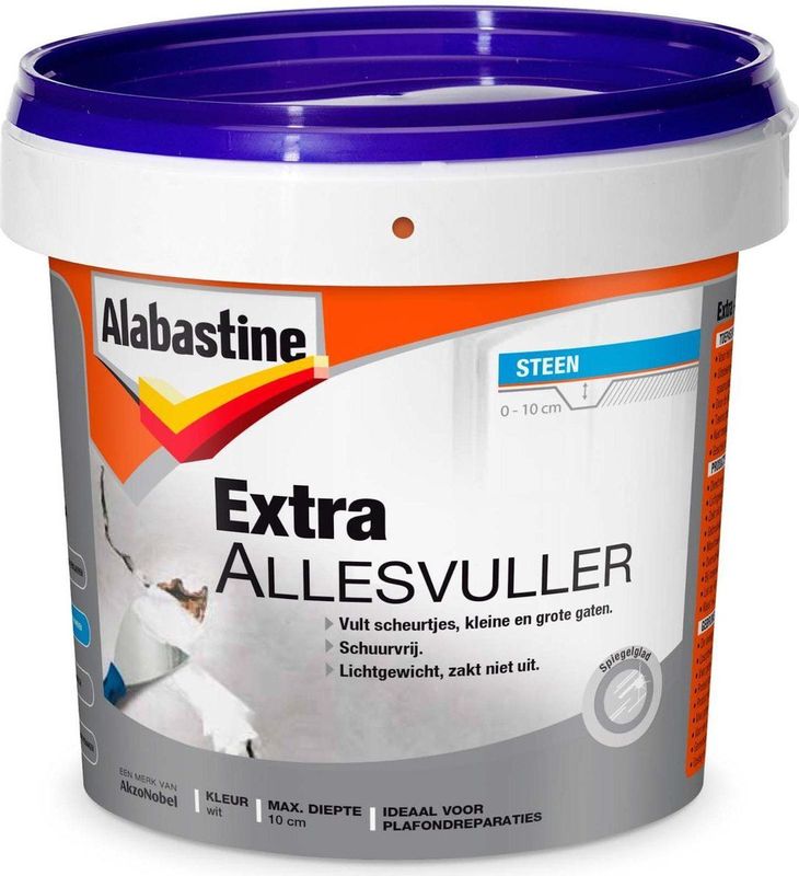 Alabastine - Extra Allesvuller - Steen - 600 ML - Waterbasis
