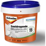 Alabastine - Sneldrogende Muurvuller - Wit - 1 Kilo - Vulmiddelen
