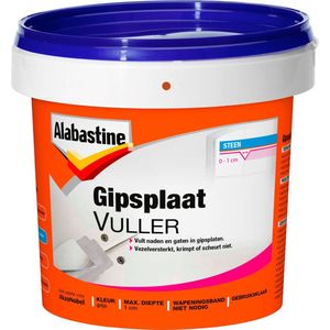 Alabastine - Gipsplaatvuller - Lichtgrijs - 1 Liter