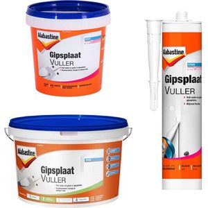 Alabastine Gipsplaat Vuller - Wit - 310 ml