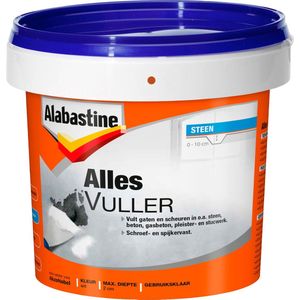 Alabastine - Allesvuller Kant&Klaar - Plamuur - Wit - 1 kg