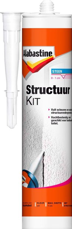 Alabastine - Structuurkit - Wit - 310 ml