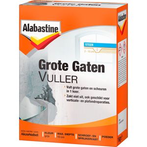 Alabastine Grote Gaten Muurvuller Poeder - Grijs - 1 kg