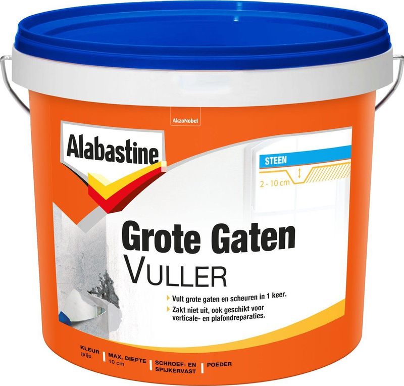 Alabastine - Grote Gaten Vuller - 2.5 kg - Plamuur