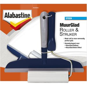 Alabastine - Muurglad Roller Set - Steen - Inclusief Strijker