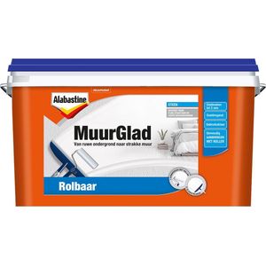 Alabastine MuurGlad | 2,5 Liter | Benodigdheden > Vulmiddel Plamuur En Stopverf > Vulmiddel