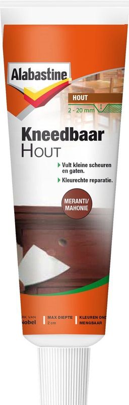 Alabastine - Kneedbaar Hout - Mahonie - Hout