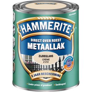 Hammerite Metaallak Zijdeglans - Creme - 750ml