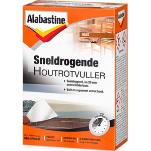 Alabastine Sneldrogende Houtrotvuller (2K) - 465 Gram