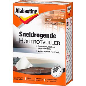 Alabastine - Sneldrogende Houtrotvuller - 465 gram - Houtrot Repareren