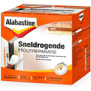 Alabastine Sneldrogende Houtreparatie - Gebroken wit - 500 gr