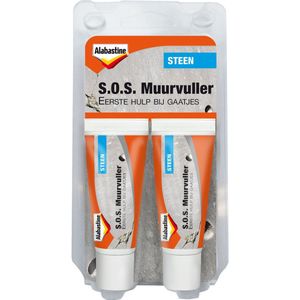 Alabastine - SOS Muurvuller Set - Vulmiddelen - Wit - Waterbasis