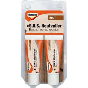 Alabastine S.O.S. houtvuller - 2 x 20 ml.