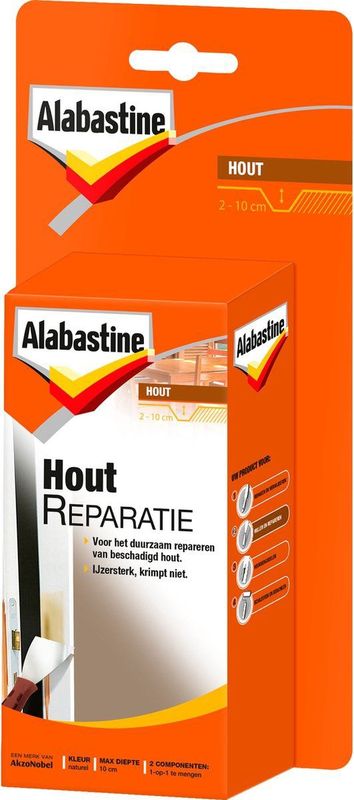 Alabastine - Houtreparatie - Naturel - 150 gram