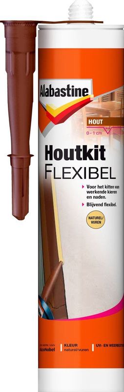 Alabastine - Flexibele Houtkit - Naturel - 300 ml