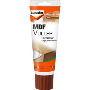 Alabastine - MDF Vuller - Plamuur - Licht Bruin - 330 Gram
