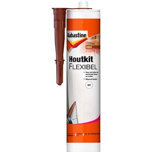 Alabastine houtkit flexibel - Wit - 300 ml