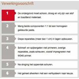 Polyfilla Pro W350 Sneldrogende Houtreparatiepasta 2K - 300 ml