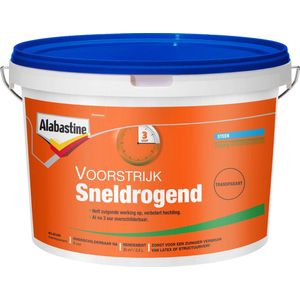Alabastine Sneldrogende Voorstrijk Transparant 2,5 LTR - Transparant