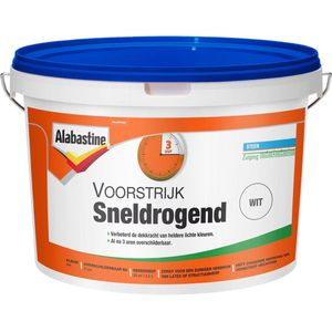 Alabastine - Voorstrijk Sneldrogend - Wit - 2,5 Liter