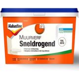 Alabastine Muurverf Sneldrogend - RAL 9010 - 5 Liter