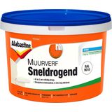 Alabastine Muurverf Sneldrogend - RAL 9010 - 5 Liter