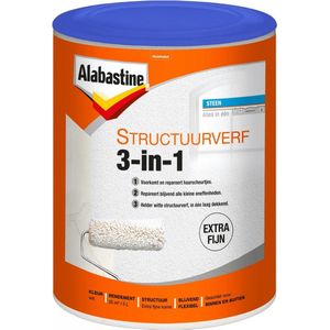 Alabastine Structuurverf 3in1 Wit 5l