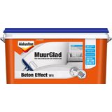 Alabastine Muurglad Beton effect structuurverf - Wit - 5 liter