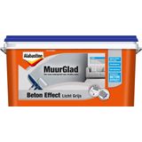 Alabastine Muurglad Beton effect structuurverf - Wit - 5 liter