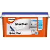 Alabastine Muurglad Beton effect structuurverf - Antraciet - 5 liter