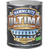 Hammerite Ultima Metaallak - Mat - Zwart - 750 ml