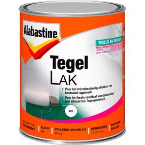 Alabastine - Tegellak - Wit - 1 Comp - 1L