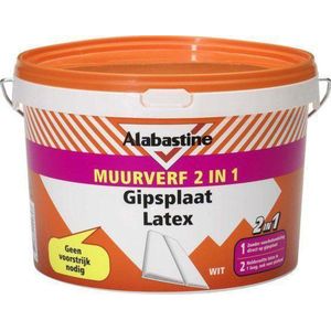 Alabastine 2In1 Gipsplaatlatex 5L