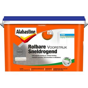 Alabastine Rolbare Voorstrijk Sneldrogend - Transparant - 5 liter