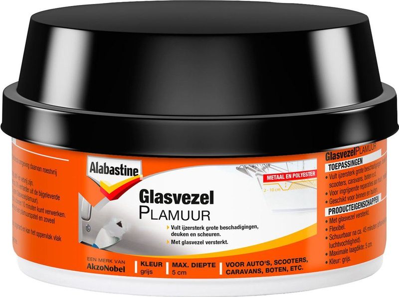 Alabastine - Glasvezelplamuur - Grijs - 250 gram