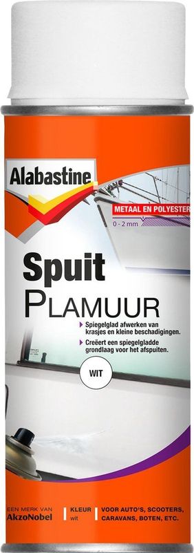 Alabastine - Spuitplamuur - Wit - 400 ml