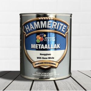 Hammerite Metaallak HoogglansGrond- en aflak in één 1 LTR - Kleur