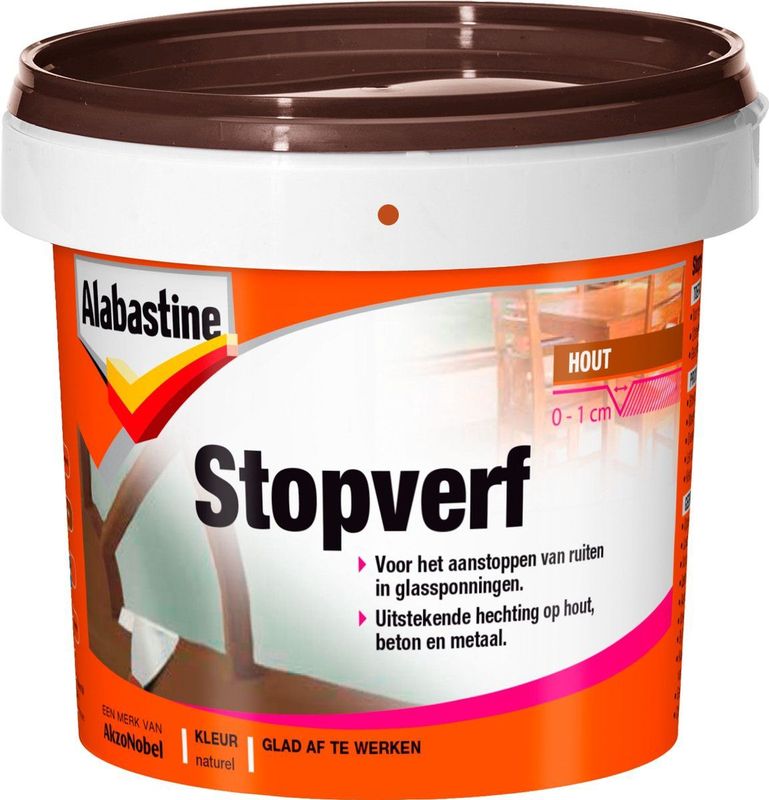 Alabastine - Stopverf Naturel - Verf - Naturel - 1 KG