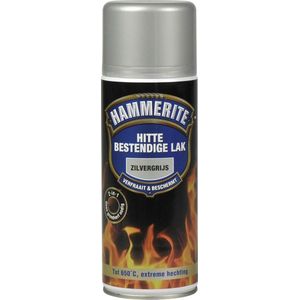 Hammerite Hittebestendige Lak Zilvergrijs Spuitbus 400 ML