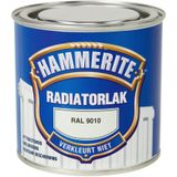 Hammerite Radiatorlak Ral 9010 250ml | Radiatorverf