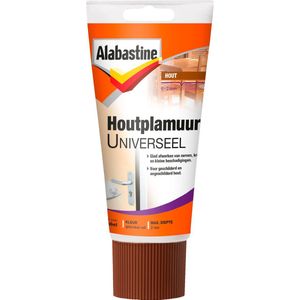 Alabastine - Houtplamuur Universeel - 250gr - Hout - Binnen en Buiten