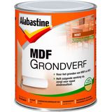Alabastine - MDF Grondverf - Wit - 1 Liter - Voor Binnen en Buiten