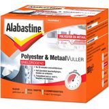 Alabastine - Polyester & Metaal Vuller - Sneldrogend - 300g - Voor Auto Reparatie