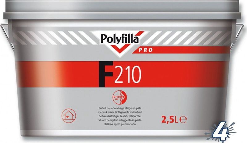 Polyfilla Pro F210 2,5 kg Lichtgewicht Nadenvuller
