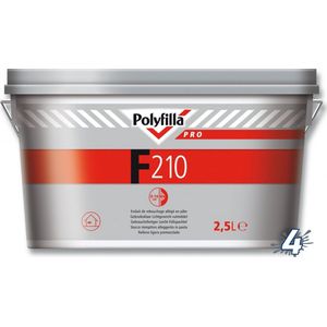 Polyfilla Pro F210 - Gebruiksklaar lichtgewicht vulmiddel voor binnen - 5L
