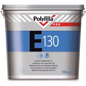 Polyfilla Pro E130 - Fijn poederplamuur met lange open tijd - 5KG