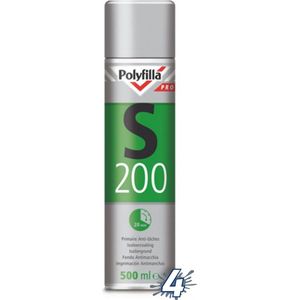 Polyfilla Pro S200 - Isoleercoating 500 ML - Muur & Plafond Voorstrijkmiddel - Verfwinkel is tot 50% goedkoper